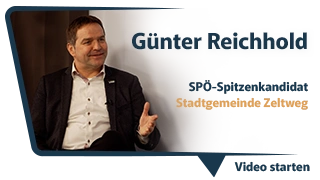 Günter Reichhold – SPÖ-Spitzenkandidat, Stadtgemeinde Zeltweg - Video starten